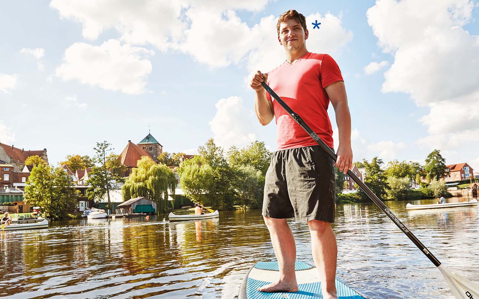 Alex Wittenberg auf dem SUP