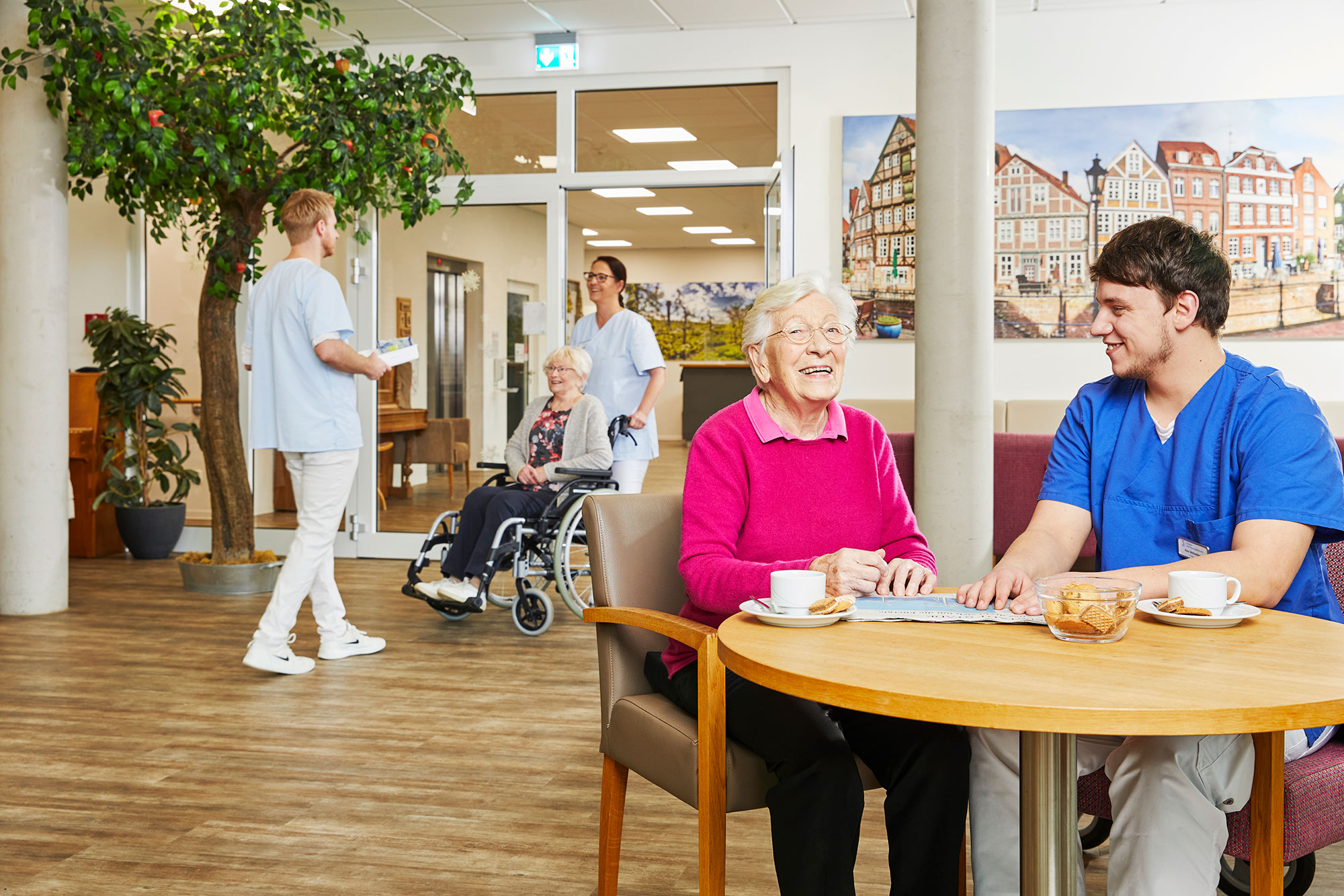 Alex Wittenberg, Pflegeassistent